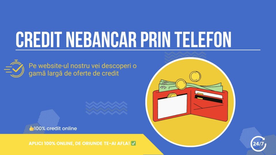 Credit nebancar prin telefon