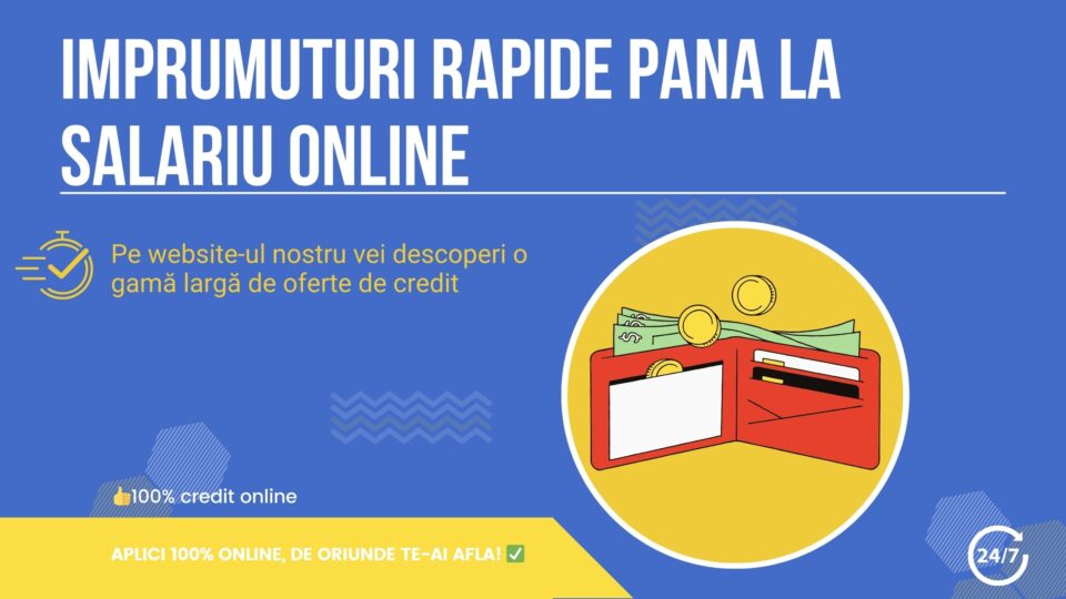 Imprumuturi rapide pana la salariu online