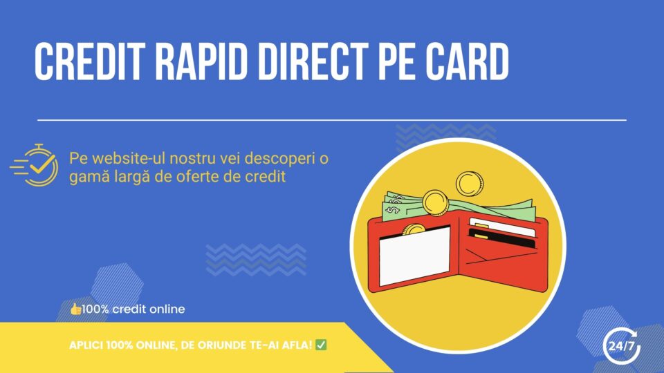 Credit rapid direct pe card